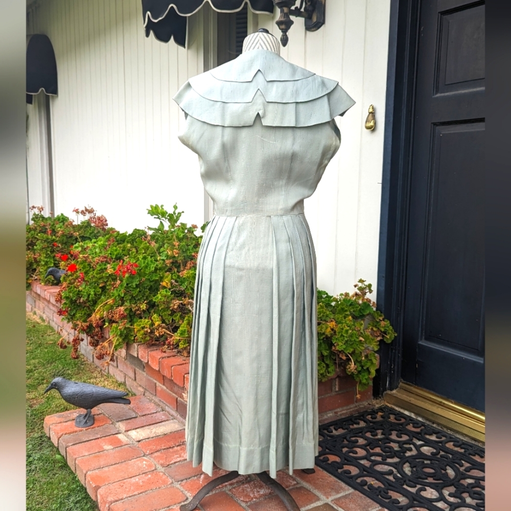 Vintage Seafoam Dress - Picture 5 of 16